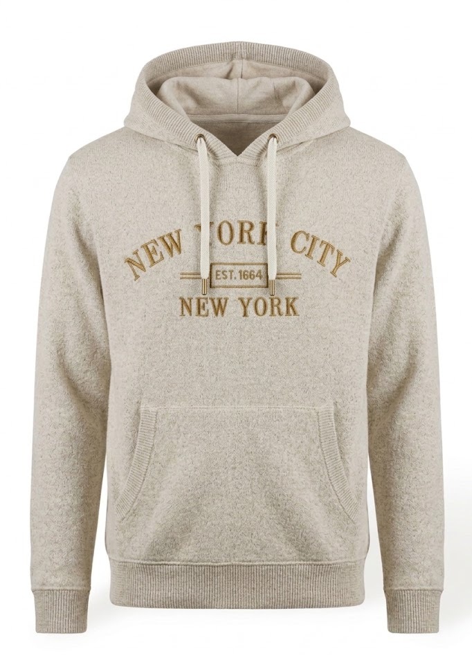 Nantucket Hoodie NYC Embroidery 1